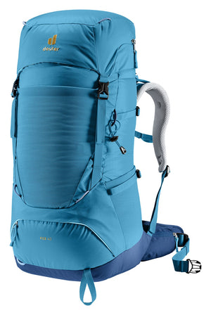 Deuter Fox 40 kids' hiking backpack in Wave Nightblue, front three-quarter view