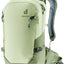 Deuter Freecline 15 in Mineral Grove, sage green and olive front three-quarter view