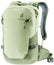 Deuter Freecline 15 in Mineral Grove, sage green and olive front three-quarter view