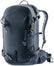 Deuter Freerider 22 SL women's ski touring backpack in Black, front three-quarter view