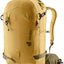 Deuter Freerider 30 in Savanna Nori, mustard yellow with olive hip belt