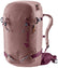 Deuter Freerider Pro 30+10 SL in Ashrose Cassis, dusty pink pack with burgundy hip fins