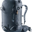 Deuter Freerider Pro 30+10 SL women's ski touring pack in Black, front three-quarter view