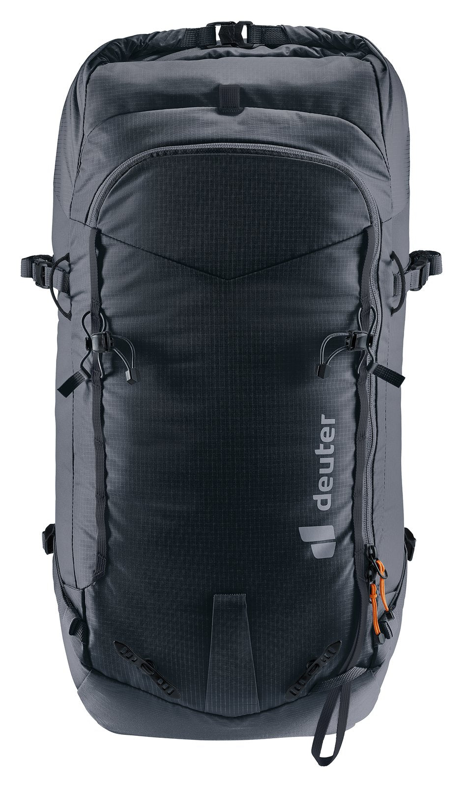 Deuter Freescape Tour 32 in Black, straight-on front view
