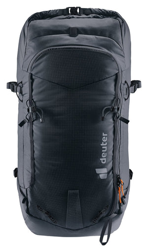 Deuter Freescape Tour 32 in Black, straight-on front view