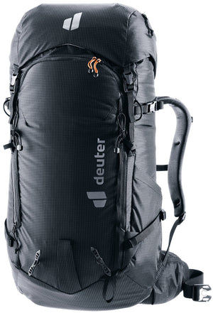 Deuter Freescape Tour 38 SL women's ski touring pack in Black, front three-quarter view