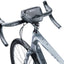 Deuter Front Bag 1.2 strapped to the centre of the drop handlebars of a grey gravel bike, above the stem