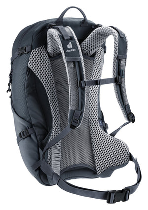 Deuter Futura 21 SL rear three-quarter view of the ActiveFit shoulder straps