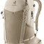 Deuter Futura 23 in Greystone Alu, sand-coloured daypack with matching harness