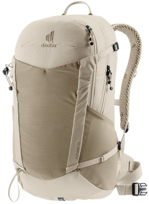 Deuter Futura 23 in Greystone Alu, sand-coloured daypack with matching harness