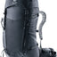 Deuter Futura 24 SL women's hiking backpack in Black, front three-quarter view