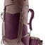 Deuter Futura 24 SL in Cassis Ashrose, plum and dusty rose front three-quarter view
