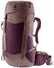 Deuter Futura 24 SL in Cassis Ashrose, plum and dusty rose front three-quarter view