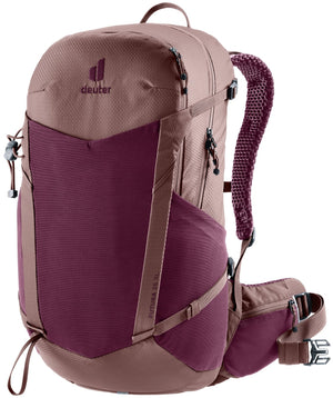 Deuter Futura 25 SL in Cassis Ashrose, plum and dusty rose women's daypack