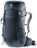 Deuter Futura 26 hiking backpack in Black, front three-quarter view