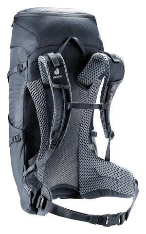 Deuter Futura 30 SL rear three-quarter view of the ActiveFit shoulder straps