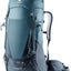 Deuter Futura Air Trek 50+10 trekking pack in Atlantic Ink, front three-quarter view