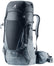 Deuter Futura Air Trek 50+10 in Black Graphite, front three-quarter view