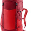 Deuter Futura Pro 32 in Cherry Masala, two-tone red hiking backpack