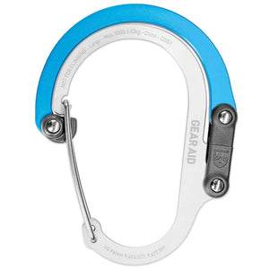 Gear Aid Gear Clip Large / Blue Steel Heroclip Hybrid Carabiner Gear Clip 10213210100L