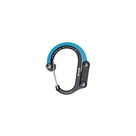 Gear Aid Heroclip Medium in Black and Blue, folded