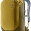 Deuter Giga in Kelp Nori, mustard and olive front three-quarter view