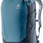 Deuter Gigant laptop backpack in Atlantic Ink, blue-grey front panel with dark grey sides