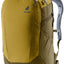 Deuter Gigant in Kelp Nori, mustard-olive laptop backpack, front three-quarter view
