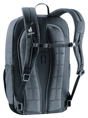 Deuter Gogo rear three-quarter view of shoulder straps and sternum strap