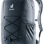 Deuter Gogo daypack in Black with front bungee cord and stretch side pocket