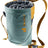 Deuter Gravity Chalk Bag II L in Teal Cinnamon, teal chalk bag with mustard waist strap