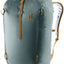 Deuter Gravity Motion climbing backpack in Teal Cinnamon, front three-quarter view