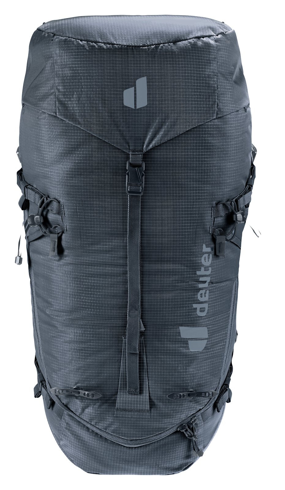 Deuter Guide 32+6 SL in Black, straight-on front view