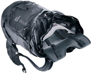 Deuter Guide 34+6 back panel opened to remove the backplate