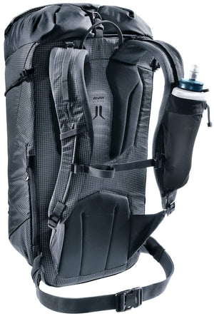 Deuter Guide Lite 24 rear three-quarter view of the shoulder straps and waist belt