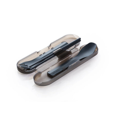 Humangear Cutlery set Dark Grey GoBite Quattro HG0430