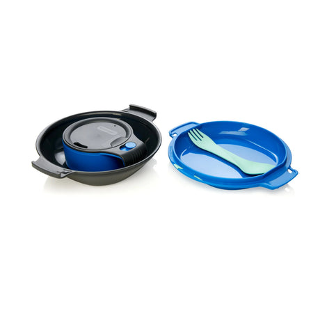 Humangear Tableware Grey/Blue GoKit Deluxe HG0652