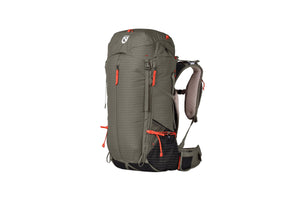 Taller Nemo Persist men's pack in Smokey Olive with orange pulls