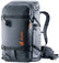 Deuter Jaypack Pro 34+14 camera backpack in Black, front three-quarter view with orange logo