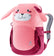 Deuter Kikki in Blossom Raspberry, a pink rabbit with floppy ears, front three-quarter view