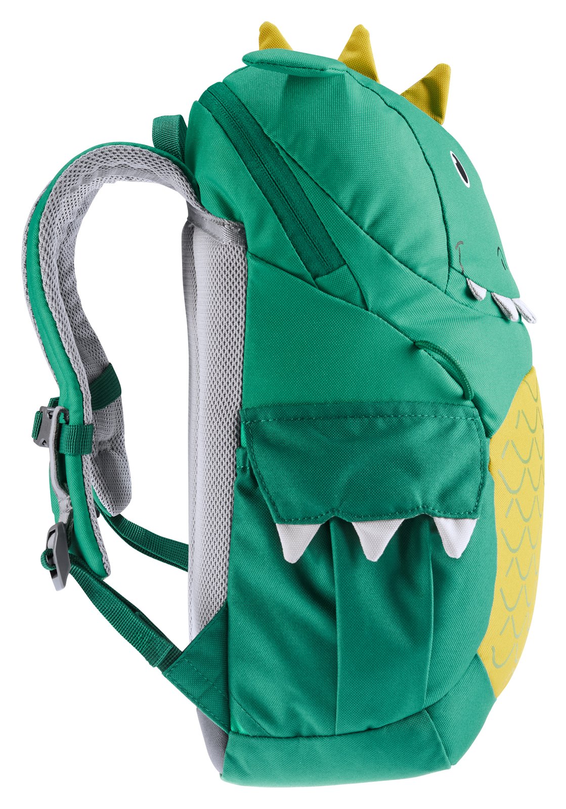 Deuter Kikki dragon side view with stretch side pocket and shoulder strap