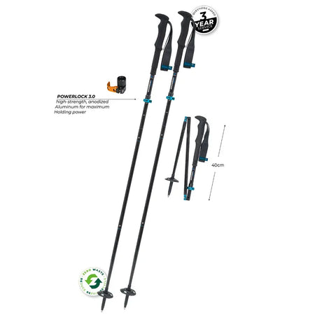 Komperdell Trekking Poles FX Lite Carbon Vario Approach 104769