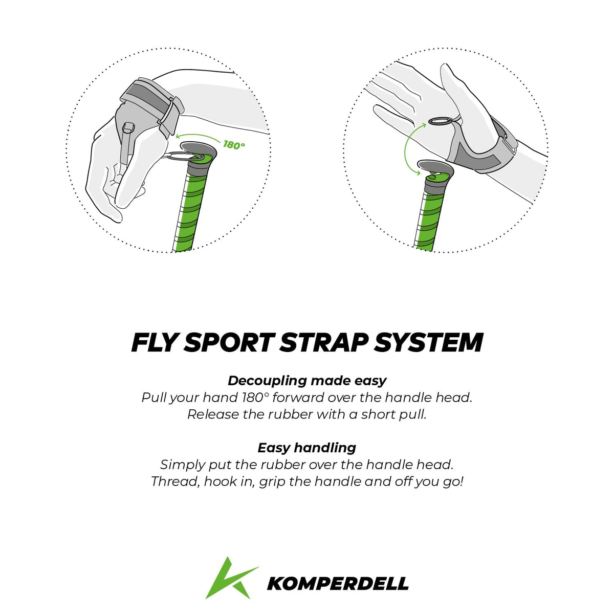 Komperdell Trekking Poles FXP Carbon "The Erlkonig" ERLKONIG