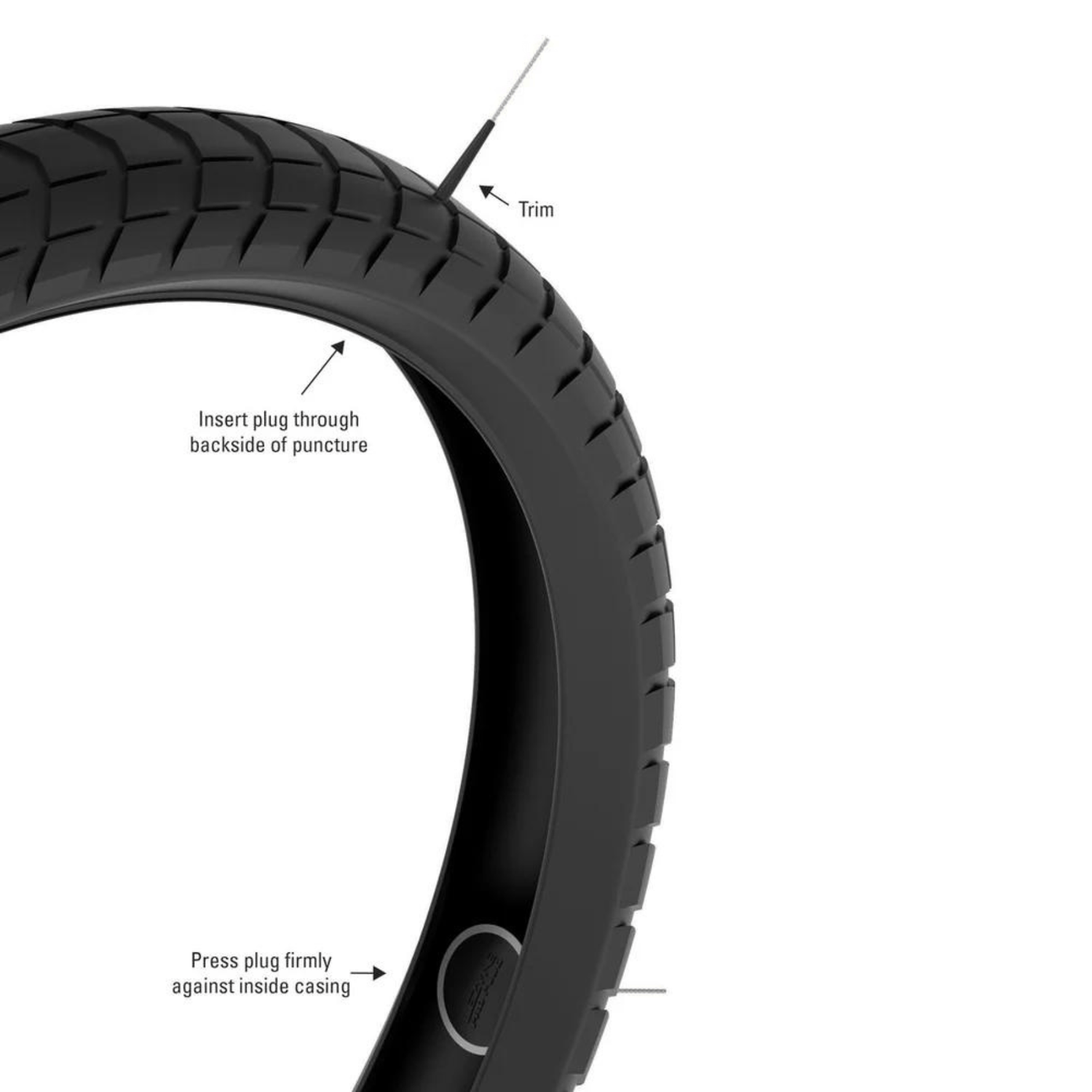 Lezyne Bicycle Tire Repair Tubeless Pro Plugs LZ1PKPTBLSPOV10