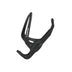 Lezyne Matrix Air Cage bottle cage in black, side view showing the open side-loading shape
