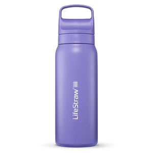 LifeStraw Water Bottle 700 ml / Thistle Purple Go 2.0 Stainless Steel Water Filter Bottle LGV42STPWW