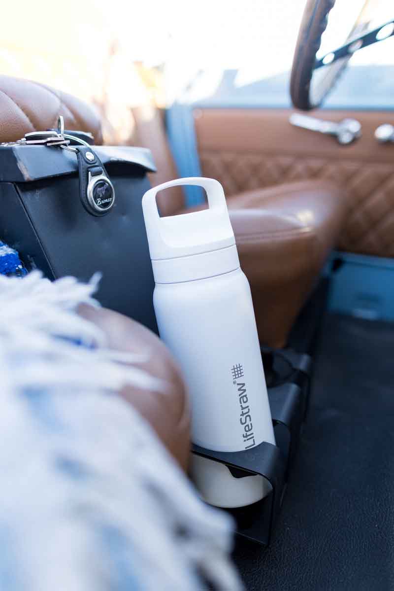 LifeStraw Water Bottle Go 2.0 Stainless Steel Water Filter Bottle