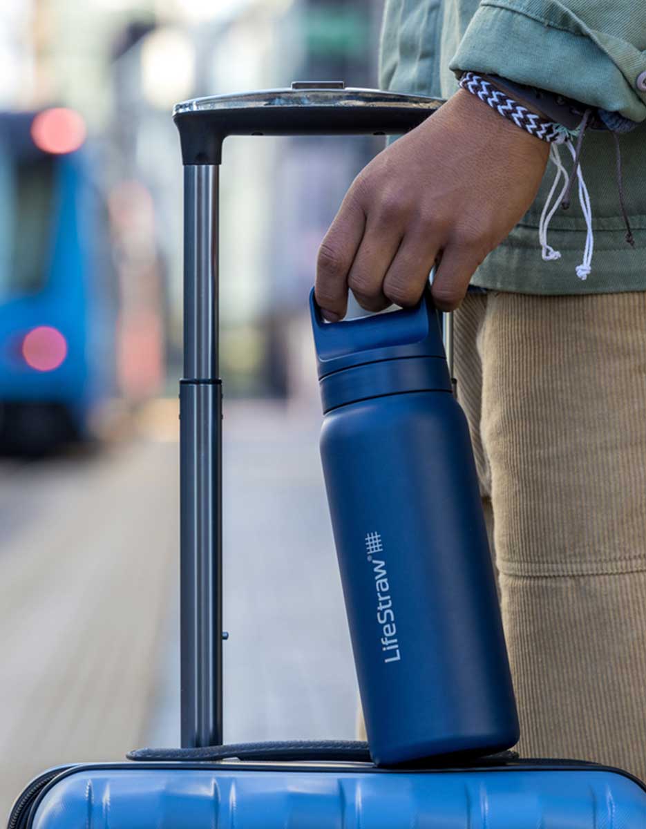 Lifestraw Water Treatment Go 2.0 Stainless Steel Water Filter Bottle