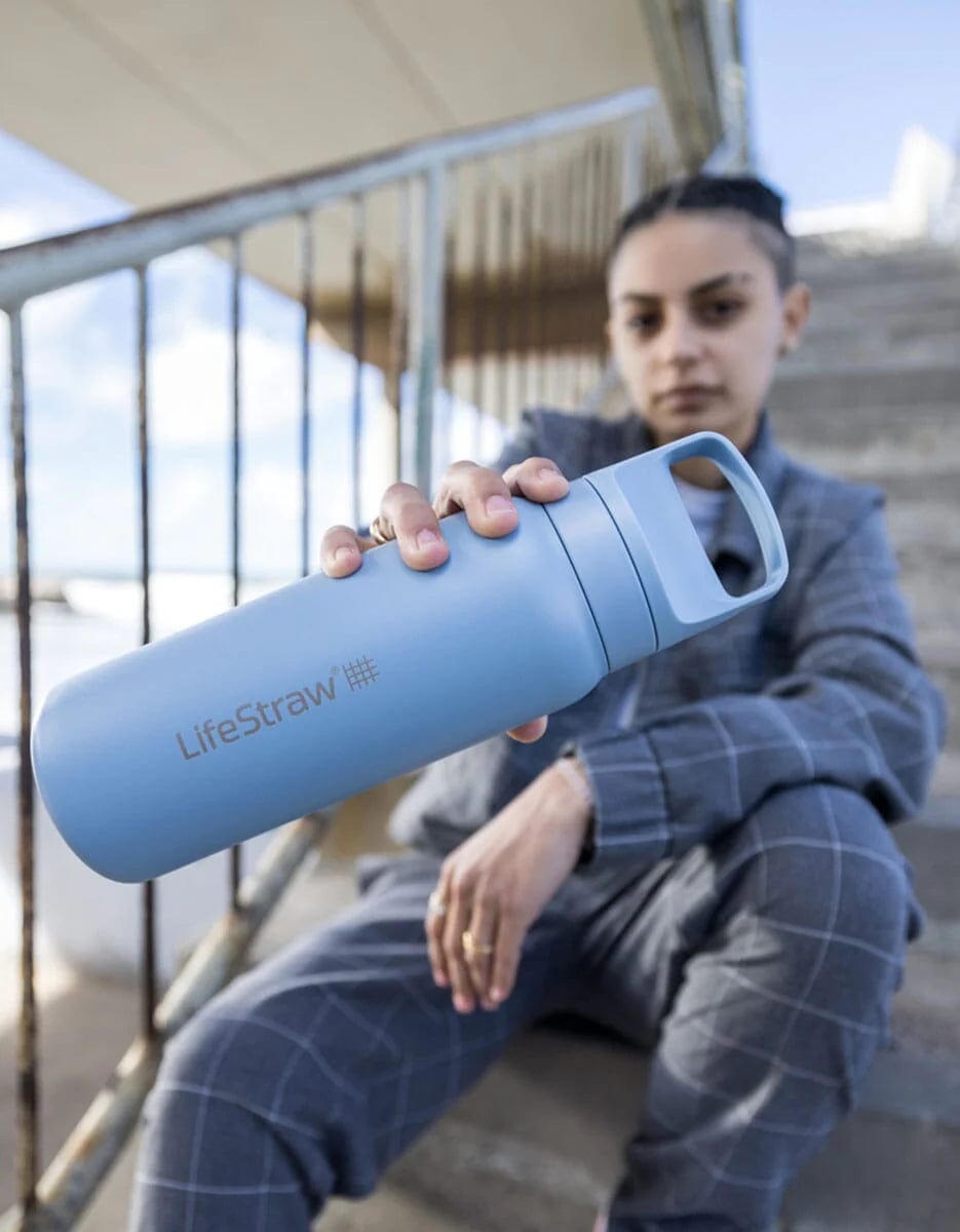 Lifestraw Water Treatment Go 2.0 Stainless Steel Water Filter Bottle