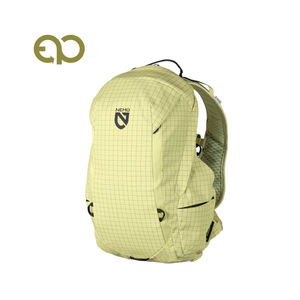 Nemo Resolve 15L daypack in Citron, three-quarter view showing side pocket